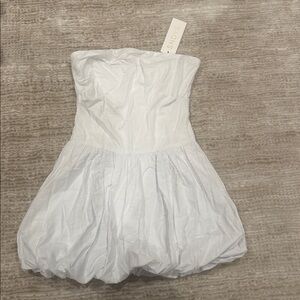 White Strapless Dress